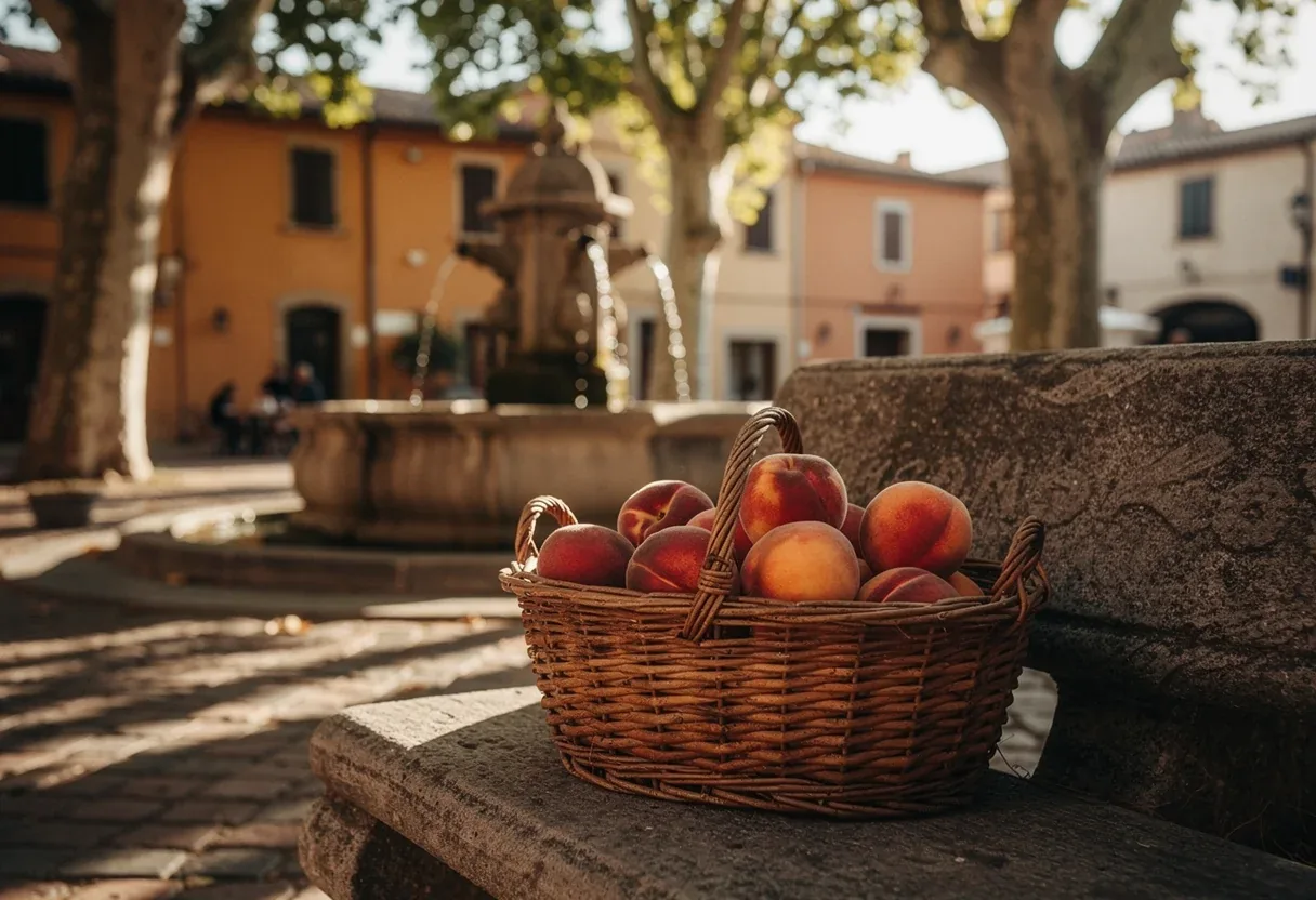 Place de Saint-Estève et produits du terroir