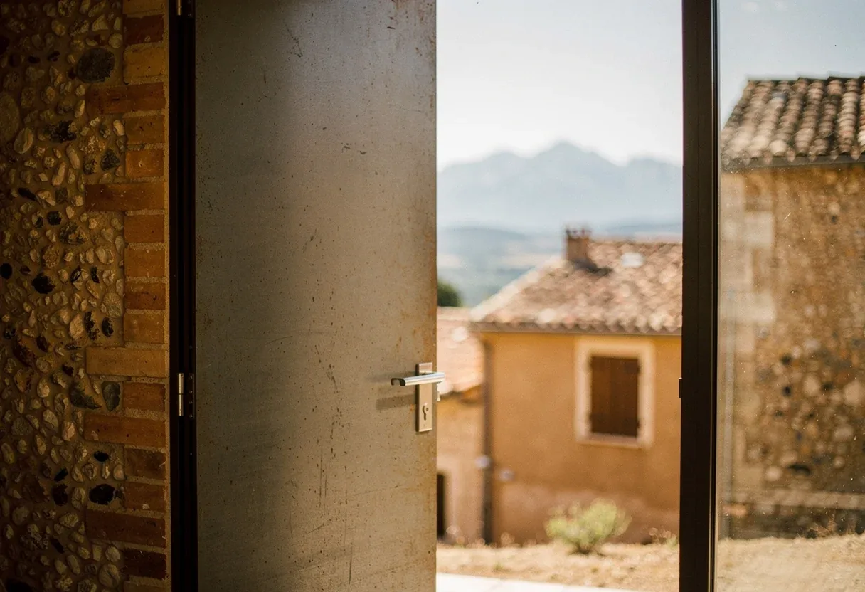 Porte blindée posée dans un immeuble à Saint-Estève