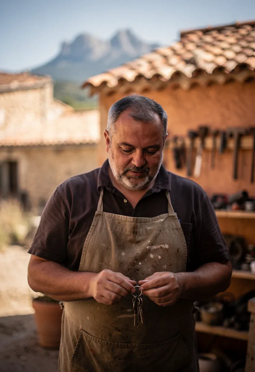 Portrait de l'artisan serrurier de Saint-Estève